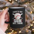 Baseball Dad Softball Game Son Out There Fathersday Baseball Graphic Print Coffee Mug