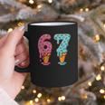 Baseball Ice Cream Drip 6 7 Kids 67 Birthday Graphic Print Coffee Mug Baseball Ice Cream Drip 6 7 Kids 67 Birthday Graphic Print Coffee Mug