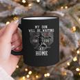 Baseball Mom My Son Will Be Waiting For You At Home Graphic Print Coffee Mug