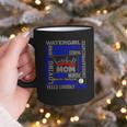 Baseball Mom Traits For Great Mothers Grey And Blue Graphic Print Coffee Mug
