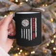 Baseball MOM USA American Flag Patriotic Mama Mother's Day For Women Kids Men Graphic Print Coffee Mug