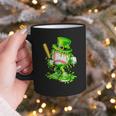 Baseball Player Ice Cream Drip Shamrocks St Patrick's Day Graphic Print Coffee Mug