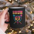 Bruh Baseball Ice Cream Drip Number 67 Player 67th Birthday Graphic Print Coffee Mug Bruh Baseball Ice Cream Drip Number 67 Player 67th Birthday Graphic Print Coffee Mug