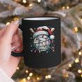 Christmas Baseball Boy Youth Kid Men Santa Hat Xmas Baseball Graphic Print Coffee Mug
