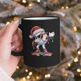 Christmas Baseball Ice Cream Dripping Santa Baseball Drip Graphic Print Coffee Mug