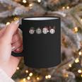 Christmas Baseball Player X-Mas Balls Graphic Print Coffee Mug