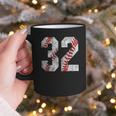 Distressed Baseball Number 32 Jersey Uniform Player Fan Graphic Print Coffee Mug
