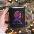Drip Skeleton Batting Baseball Halloween Graphic Print Coffee Mug