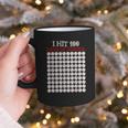 I Hit 100 Days Of School Baseball Lover Teacher Student Graphic Print Coffee Mug