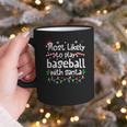 Most Likely To Play Baseball With Santa Christmas Matching Graphic Print Coffee Mug