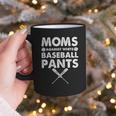 Moms Against Baseball Pants Baseball Mom Mother's Day Graphic Print Coffee Mug