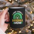 One Lucky Baseball Mom St Patricks Day Rainbow Mother Mama Graphic Print Coffee Mug