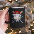 Santa Sports Christmas Baseball Player Graphic Print Coffee Mug Santa Sports Christmas Baseball Player Graphic Print Coffee Mug