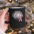 Save 2nd Base Breast Cancer Awareness Pink Ribbon Baseball Graphic Print Coffee Mug Save 2nd Base Breast Cancer Awareness Pink Ribbon Baseball Graphic Print Coffee Mug