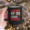 I Scored 6733 100th Days Of School Baseball Six Seven Meme Graphic Print Coffee Mug