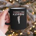 Thank You Kersh Clayton Kershaw Los Angeles Baseball MLBPA Graphic Print Coffee Mug Thank You Kersh Clayton Kershaw Los Angeles Baseball MLBPA Graphic Print Coffee Mug