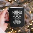 Women's Baseball Mom Moms Against Baseball Pants Proud Graphic Print Coffee Mug