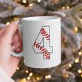 4 Laces 4th Birthday Boy Four Years Baseball Mom T-Shirt Graphic Print Coffee Mug