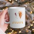 Ball Mom Heart Basketball Baseball Mom Premium Graphic Print Coffee Mug