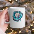 Baseball Drip Ice Cream Sprinkles Baseball Player Premium Tri-Blend Graphic Print Coffee Mug