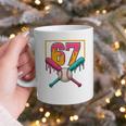 Baseball Ice Cream Drip Number 67 Player 67th Birthday Premium Tri-Blend Graphic Print Coffee Mug Baseball Ice Cream Drip Number 67 Player 67th Birthday Premium Tri-Blend Graphic Print Coffee Mug