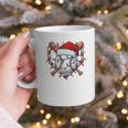 Christmas Baseball Santa Hat For Baseball Players Fans Graphic Print Coffee Mug