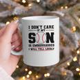 I Don't Care If My Son Is Embarrassed Baseball Mom Graphic Print Coffee Mug I Don't Care If My Son Is Embarrassed Baseball Mom Graphic Print Coffee Mug