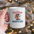 Hey Chicago Whadya Say Baseball Hot Dog Graphic Print Coffee Mug Hey Chicago Whadya Say Baseball Hot Dog Graphic Print Coffee Mug