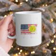 Patriotic Softball Dad Like A Baseball Dad Raglan Baseball Tee Graphic Print Coffee Mug