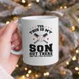 Yes This Is My Son Out There Baseball Mom Graphic Print Coffee Mug