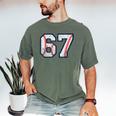 67 Sports Meme – Baseball Number 6 7 Men's Comfort Colors T-Shirt Moss 67 Sports Meme – Baseball Number 6 7 Men's Comfort Colors T-Shirt Moss