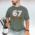 67 Trend Baseball Six Seven Number For Boys Men Men's Comfort Colors T-Shirt Moss 67 Trend Baseball Six Seven Number For Boys Men Men's Comfort Colors T-Shirt Moss