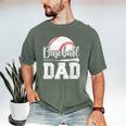 Baseball Dad Baseball Player Game Day Father's Day Men's Comfort Colors T-Shirt Moss Baseball Dad Baseball Player Game Day Father's Day Men's Comfort Colors T-Shirt Moss