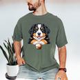 Baseball Dog Men & Women Men's Comfort Colors T-Shirt Moss Baseball Dog Men & Women Men's Comfort Colors T-Shirt Moss