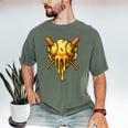 Baseball Drip Ice Cream Camo Cool Men's Comfort Colors T-Shirt Moss