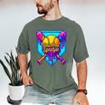Baseball Drip Outfit Boys Ice Cream Drip Baseball Lifestyle Men's Comfort Colors T-Shirt Moss Baseball Drip Outfit Boys Ice Cream Drip Baseball Lifestyle Men's Comfort Colors T-Shirt Moss