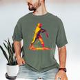 Baseball Player Men's Comfort Colors T-Shirt Moss