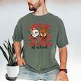 I Just Hit 100 Days Of School Baseball 100th Day Teacher Kid Men's Comfort Colors T-Shirt Moss