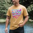 100 Days Of School Baseball 100th Day Ice Cream Boys Kids Men's Comfort Colors T-Shirt Mustard 100 Days Of School Baseball 100th Day Ice Cream Boys Kids Men's Comfort Colors T-Shirt Mustard