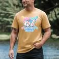 67th Birthday Squad Baseball Ice Cream Drip Birthday Squad Men's Comfort Colors T-Shirt Mustard 67th Birthday Squad Baseball Ice Cream Drip Birthday Squad Men's Comfort Colors T-Shirt Mustard