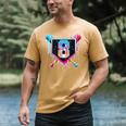 Baseball 8 Year Old Boy Ice Cream Drip 8th Birthday Player Men's Comfort Colors T-Shirt Mustard Baseball 8 Year Old Boy Ice Cream Drip 8th Birthday Player Men's Comfort Colors T-Shirt Mustard
