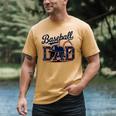 Baseball Dad Proud Fathers Sports Gear Men's Comfort Colors T-Shirt Mustard Baseball Dad Proud Fathers Sports Gear Men's Comfort Colors T-Shirt Mustard