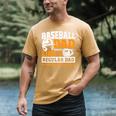 Baseball Dad Like a Regular Dad Only Way Cooler Premium Men's Comfort Colors T-Shirt Mustard Baseball Dad Like a Regular Dad Only Way Cooler Premium Men's Comfort Colors T-Shirt Mustard