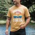 Baseball Dad Like a Regular Dad But Cooler Raglan Baseball Tee Men's Comfort Colors T-Shirt Mustard Baseball Dad Like a Regular Dad But Cooler Raglan Baseball Tee Men's Comfort Colors T-Shirt Mustard