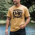 Baseball Dad Baseball Sports Men's Comfort Colors T-Shirt Mustard Baseball Dad Baseball Sports Men's Comfort Colors T-Shirt Mustard