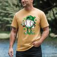 Baseball Icecream Apparel Youth Boy St Patrick's Day Men's Comfort Colors T-Shirt Mustard Baseball Icecream Apparel Youth Boy St Patrick's Day Men's Comfort Colors T-Shirt Mustard