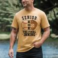 Baseball Senior Mom 2026 The Final Inning Men's Comfort Colors T-Shirt Mustard Baseball Senior Mom 2026 The Final Inning Men's Comfort Colors T-Shirt Mustard
