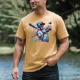 Baseball Skeleton Ice Cream Drip Baseball Boys Youth Men's Comfort Colors T-Shirt Mustard Baseball Skeleton Ice Cream Drip Baseball Boys Youth Men's Comfort Colors T-Shirt Mustard