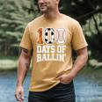 Baseball Soccer Basketball 100 Days Of School Men's Comfort Colors T-Shirt Mustard Baseball Soccer Basketball 100 Days Of School Men's Comfort Colors T-Shirt Mustard