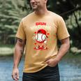 Bruh Valentine Baseball Drip Icecream Apparel Men Youth Boys Men's Comfort Colors T-Shirt Mustard